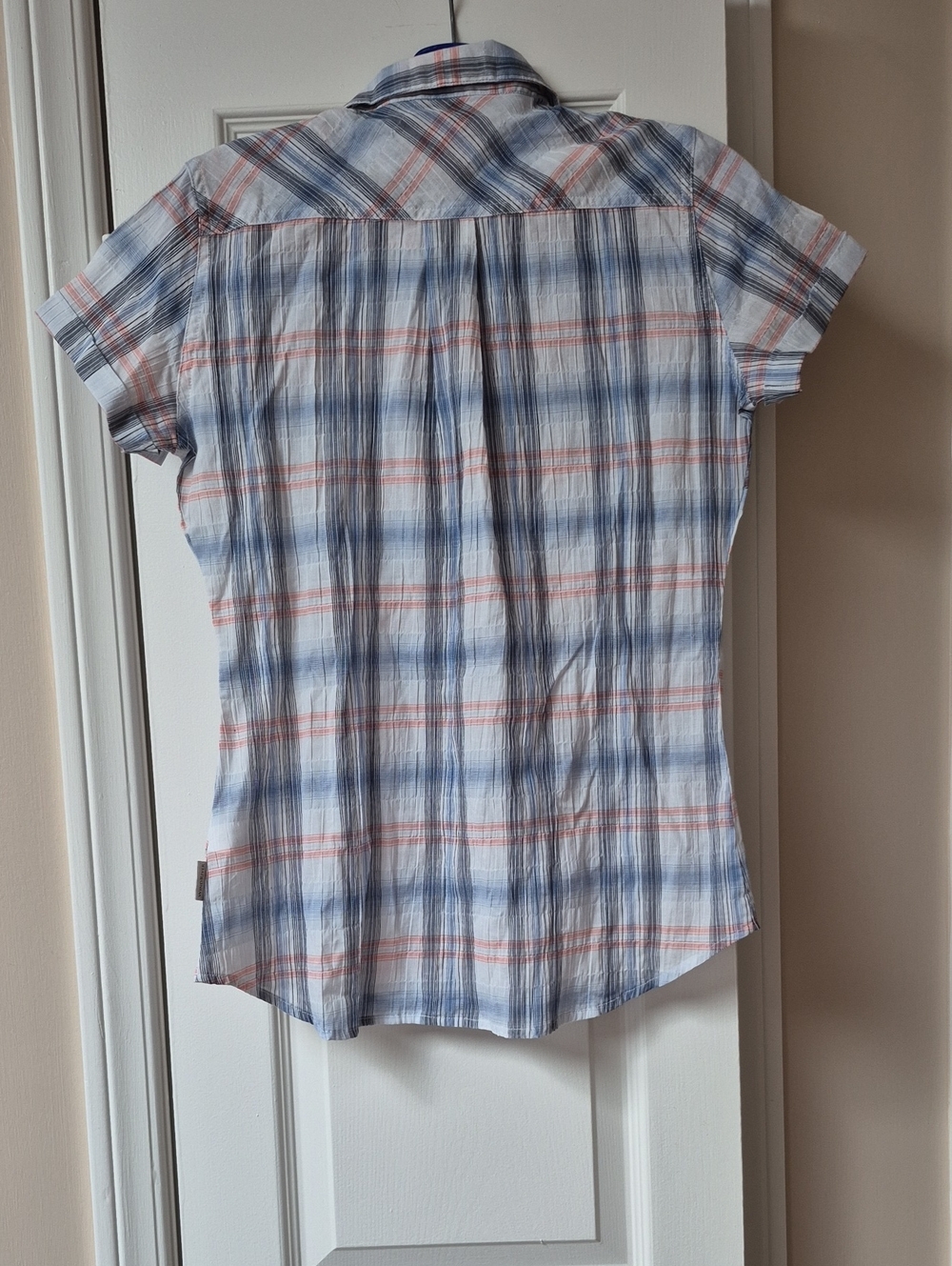 WindRiver Cotton Short Sleeve Button Down In Winter Plaid SZ Small, New W Tags! - Picture 2 of 12